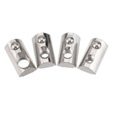 50pcs 30 Series Round Roll T Slot Elastic Nut Spring Nut for 30 Series Aluminum Profile