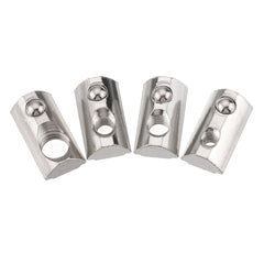 50pcs 30 Series Round Roll T Slot Elastic Nut Spring Nut for 30 Series Aluminum Profile