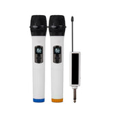 Wireless Microphone Recording Karaoke Handheld With Rechargeable Portable Receiver for Party Home Wedding