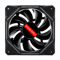 1400RPM 120mm 6pin Dual Aura Adjustble LED RGB Cooling Fan PC Case Cooling Fan for PC Case Computer Remote Control