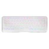 Mechanical Keyboard Gateron Pro Switch 68 Keys Triple Mode Wireless Bluetooth5.0 + 2.4Ghz + Type-C Wired Hot-swappable Low-Ball Cap for Win