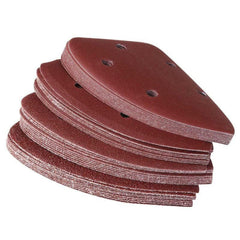 40pcs 60/80/120/240 Grit Sanding Sheets Sandpaper Sanding Disc Pads Triangle Grinding Tool