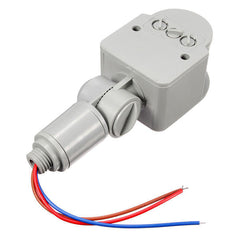 LED 110V-240V Infrared PIR Motion Sensor Detector Wall Light Switch 140Degree 12M