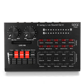 15 Sound Effects Bluetooth Live Sound Card Audio Mixers Webcast Headset Mic Voice Control for Phone Computer