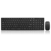 Ultra Thin 2.4GHz Wireless 101 Keys Keyboard and 1000DPI Mouse Combo Set With Keyboard Cover