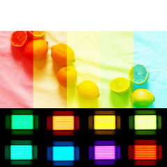 60W RGB LED Video Light 3200K-5600K Dimmable Photography Fill