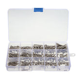 M2/M2.5/M3 Stainless Hex Socket Cap Head Screws Allen bolt Nut Assortment Kit 300pcs