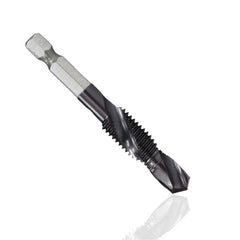 6pcs M3-M10 Combination Drill Tap Bit Set HSS Industrial TiALN Coated Deburr Countersink Drill Bits