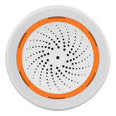 Smart Home Temperature & Humidity Sensor Thermometer Hygrometer Sound Light Alarm Detector