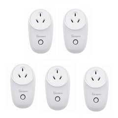 Smart WIFI Socket AU Wireless Plug Power Sockets Smart Home Switch Work With Alexa Google Assistant IFTTT,5Pcs 10A AC90V-250V