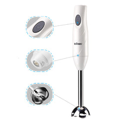 Kitchen Multifunction Hand Held Electric Food Blender Mixer Chopper Egg Meat Grinder Whisk