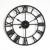 40cm/50cm Large Metal Skeleton Wall Clock Antique gold Home Decor Round Living Room