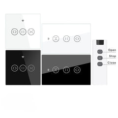 US EU WiFi Smart Touch Curtain Roller Blinds Motor Switch Tuya App Remote Control Works with Alexa Google Home