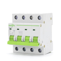 Curve C Miniature Circuit Breaker DC Air Switch Micro-break 4P 6A-63A MCB AC 240V/400V