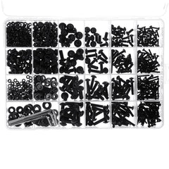 1060pcs M2 M3 M4 M5 Hex Socket Screw Set Carbon Steel Semicircular Head Screws
