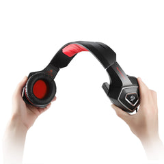 Gaming Headset Stereo Bass Game Headphone with Mic Noise Canceling LED Light for PC for PS4 Laptop