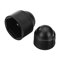 M4/M5/M6/M8/M10/M12 Black Nut Bolt Cover Hexagonal Bolt Cap Rubber Cap 145Pcs