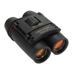 30x60 Folding Binocular HD Red Coated Film Lens Telescope