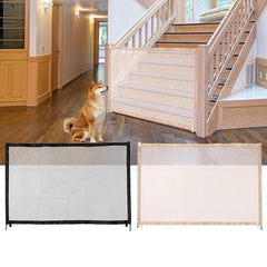 Dog Magic Gate Mesh Safety Separation Guard Folding Fences