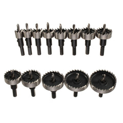 13pcs 16-53mm HSS Hole Saw Cutter 16/18/20/22/25/26/28/30/35/40/45/50/53mm Drill Bits Set