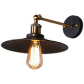 Vintage Industrial Wall Lamp Wrought Iron Indoor Corridor Hanging Ceiling Light Lampshade AC220V