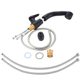 Kitchen Mixer Taps Pull Out 360 Swivel Spout Spray Sink Basin Brass Faucet