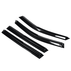 4Pcs Plastic Exterior Visor Vent For TOYOTA RAV4 2019-2020 Shades Window Sun Rain Guard Deflector