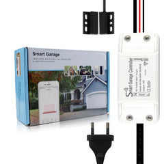 WiFi Smart Switch Garage Door Controller Opener Smart Life/Tuya APP Remote Compatible With Alexa Google Home No Hub Require