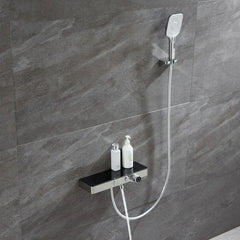 Handheld Shower Head Set Bathroom Rain Tub System 3-Setting Sprayer with Hose Faucet