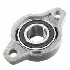 Zinc Alloy Pillow Block Flange Ball Bearing 8/10/12/15/17mm Bore Diameter KFL Series
