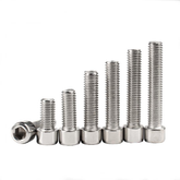 50Pcs M5 201 Stainless Steel 10-20mm Hex Socket Cap Head Screw Washer Nut