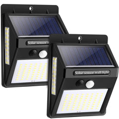 100 LED Solar Light PIR Motion Sensor Safety Outdoor Garden Wall Light