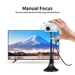 480P HD Webcam CMOS USB 2.0 Wired Drive-free Computer Web Camera Built-in Microphone Camera for Desktop Computer Notebook PC