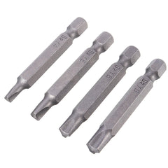 4pcs/set Magnetic Y Shaped Screwdriver Bit Hex Shank Y4/5/6/8