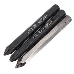 3pcs Cross Impact Screwdriver Bits 8mm Hex Shank 80mm Cross-Screwdriver Bits Set
