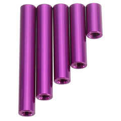 M3 Aluminum Alloy Standoff Studs 10-35mm Purple Round PCB Board Standoffs 10pcs