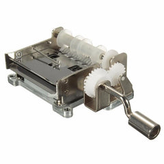 DIY Hand-cranked Music Box with 20Pcs 15 Tone Blank Paper Tape&Hole Puncher