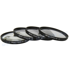 58mm Macro Close Up Filter Lens Kit +1 +2 +4 +10 for 58mm Camera Lens