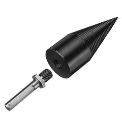 1Pc 42mm HSS Round/Square/Hexagonal Shank Firewood Drill Bit Splitter Wood Split Cone Drill Bit For Tree Cutting
