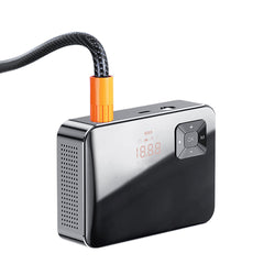 2000mAh 120PSI 84W Air Pump Digital Display Tire Inflator Pressure Detection Wireless Handheld For Car Bike Motorcycle Ball Toy