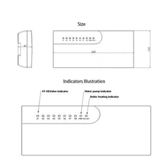 Controller for 8 Outputs Channels Concentrator 8 sub-chamber Work with WIFi Thermostat for Gas Boiler