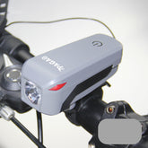 Bicycle Headlight Electronic Bell Siren Alert Trumpet USB Charge 140DB
