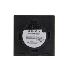 EU/UK 1/2/3 Gang eWelink WIFI Smart Wall Light Switch Touch Panel APP Remote Control Switch Single Live Wire No Neutral Line Switch