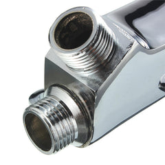 Switch Control By Foot Pedal Valve Basin Faucet Copper Vertical Sink Tap For Home Laboratory Medical With 1M Flexible Hose