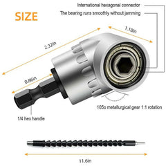 16Pcs/Set Flexible Drill Extension Hex Shank Drill Nut Driver Bit Set