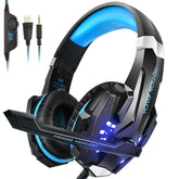 Gaming Headset Wired Glowing Earphones Deep Bass Stereo RGB Light Game Headset With Mic