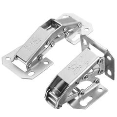 2pcs Cabinet Bridge Hinge Cupboard Door Hinge 90 Easy Mount Concealed Cabinet Kitchen Cupboard Sprung Door Drawer Hinges
