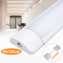 60/120cm LED Tube Lamp Fluorescent Lamp Home Office Ceiling Light 4000K Linkable