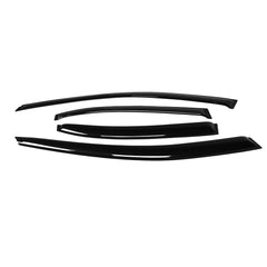 4Pcs Plastic Exterior Visor Vent Shades For Acura TSX CL8 Euro-R 2004-2008 JDM 3D Wavy Window Sun Rain Guard Deflector