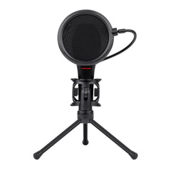 USB Condenser Recording Microphone Omnidirectional Studio Vocals Voice Mic with Tripod for Computer
